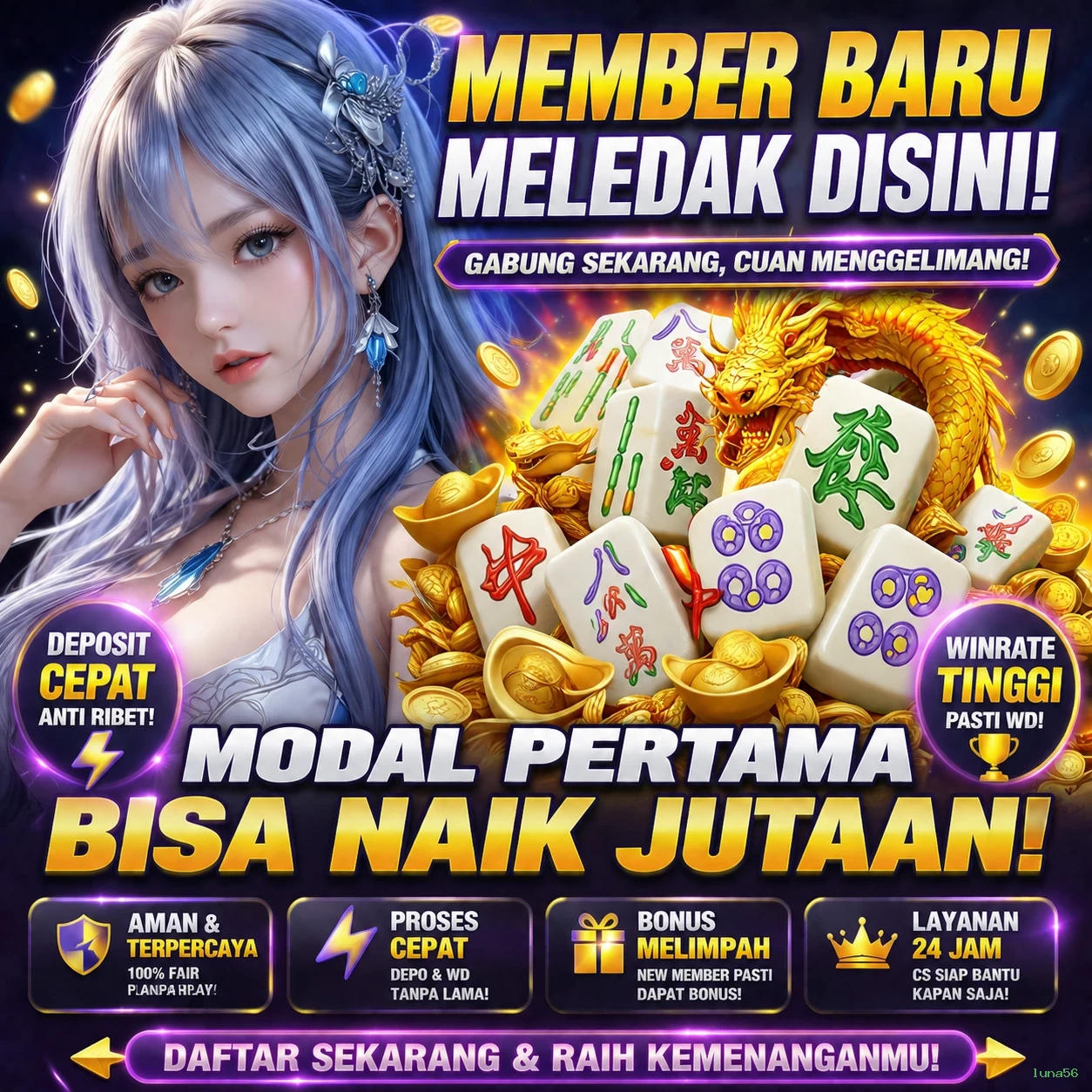 Berbagai Jenis Permainan yang Tersedia di luna56